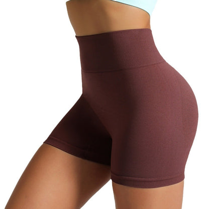 Short de yoga sans couture pour extérieur, levage des hanches, fitness