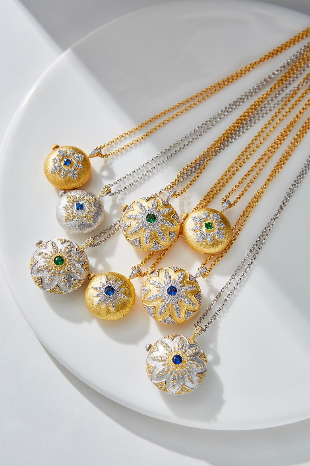 Luxury Custom 925 Silver Plated Photo Clip Necklace