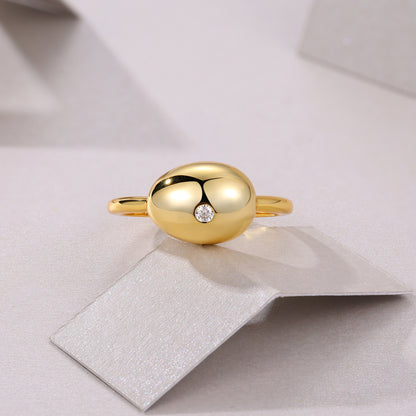 Moss - A Luxurious And Fashionable Light Luxury Jewelry Silver Ring Set With Top-quality Moissanite, S925 Silver Plated With Platinum