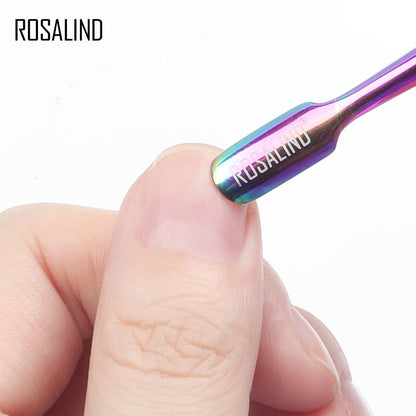 Rosalind nail shop magic color steel push new nail tool accessories nail edge to remove dead skin push dead skin shovel