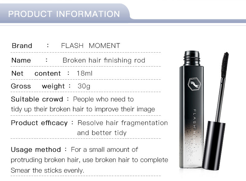 Small Broken Hair Styling Cream Hair Smoothing Cream Strong Style Hair Finishing Stick