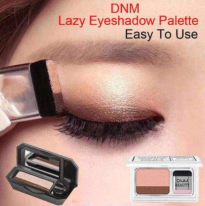 DNM with small mushroom head brush makeup mirror two-color lazy elastic eye shadow evpct foreign trade cross-border new product explosion