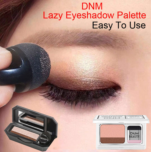 DNM with small mushroom head brush makeup mirror two-color lazy elastic eye shadow evpct foreign trade cross-border new product explosion