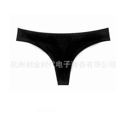 Amazon Europe and America ultra-thin seamless fitness quick-drying hip thong BIKINI one-piece sports underwear women