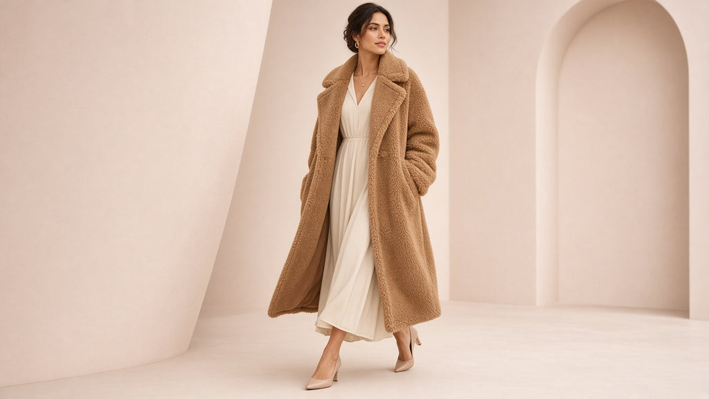 Double Breasted Lamb Fur Coat