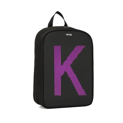 Three generations of LED backpack
