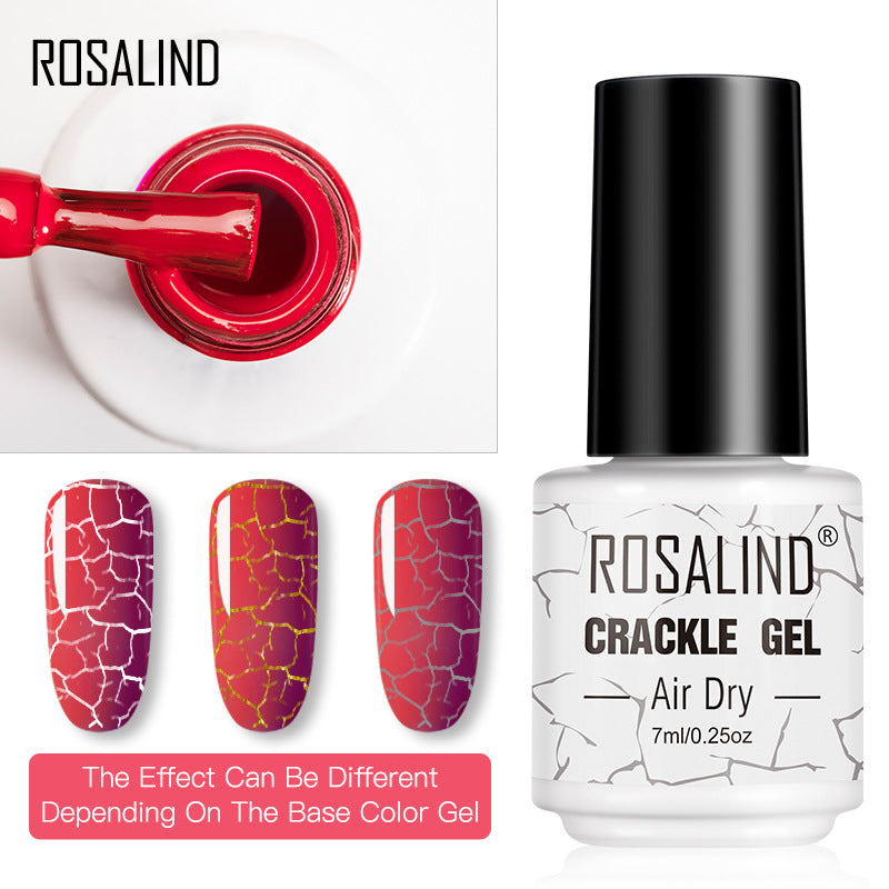 ROSALIND cracked nail glue Kodan weathered burst phototherapy glue set nail UV glue cracked nail polish