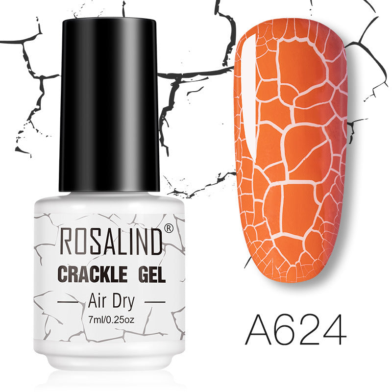 ROSALIND cracked nail glue Kodan weathered burst phototherapy glue set nail UV glue cracked nail polish