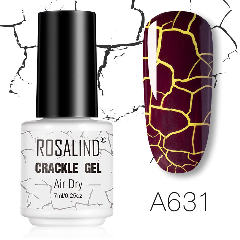 ROSALIND cracked nail glue Kodan weathered burst phototherapy glue set nail UV glue cracked nail polish