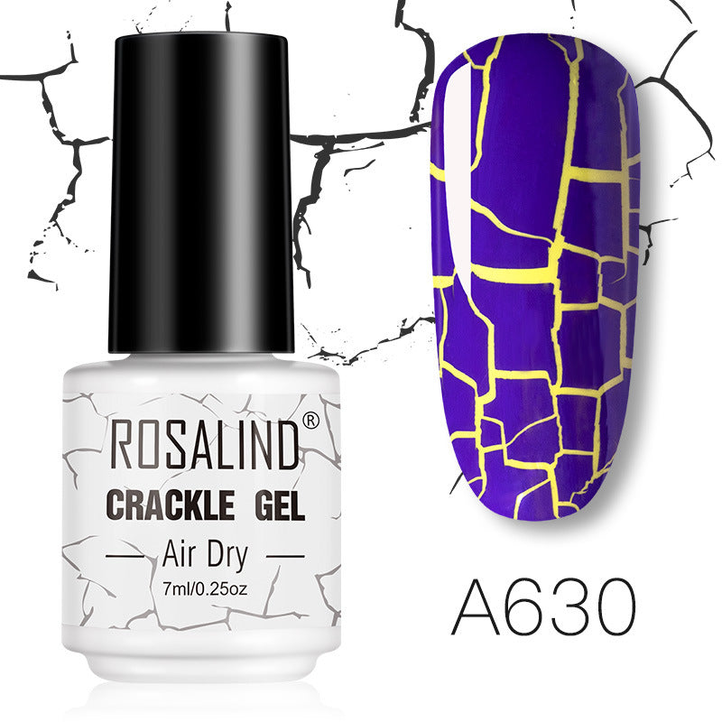 ROSALIND cracked nail glue Kodan weathered burst phototherapy glue set nail UV glue cracked nail polish