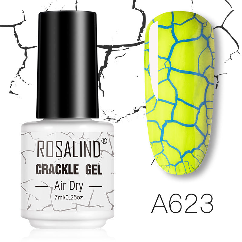 ROSALIND cracked nail glue Kodan weathered burst phototherapy glue set nail UV glue cracked nail polish