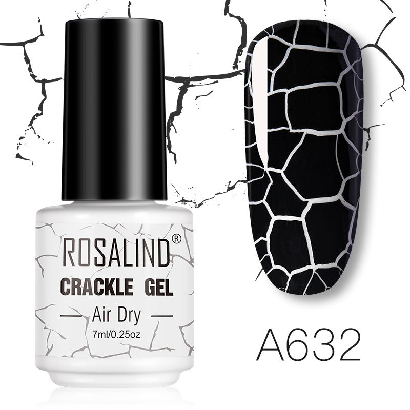 ROSALIND cracked nail glue Kodan weathered burst phototherapy glue set nail UV glue cracked nail polish