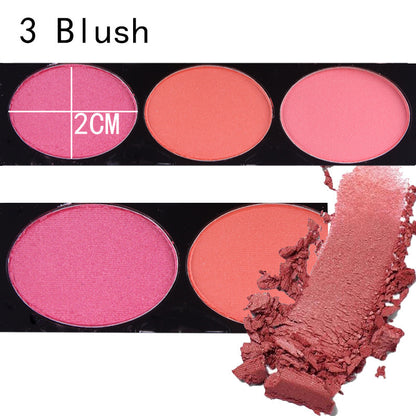 MISS ROSE 144 color 3 color 3 Color Eyeshadow blush eyebrow makeup makeup makeup kit special wholesale