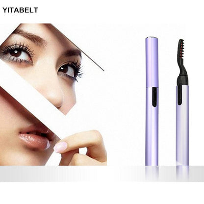 Mini local electric eyelash curler and portable daily makeup clip electric eyelash curler