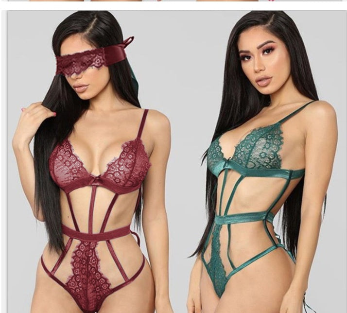 Two-Piece Sexy Lingerie Sexy Lace Eye Mask