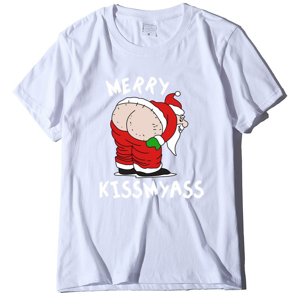 Christmas Women T-Shirt Funny Santa Unisex
