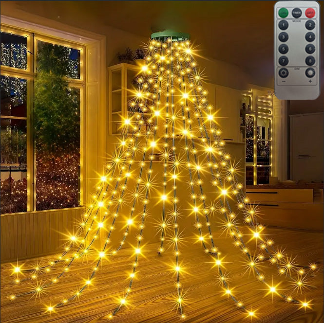 Christmas Tree Light Strings, LED Light Strings With Remote Control, Colorful Lights, Warm White Light Strings, Christmas Decorations