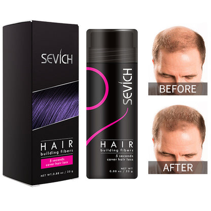 sevich Hair Fiber Bottle 25g Disposable Fast Thick Hair Plant Thick Hair Fiber Powder Set