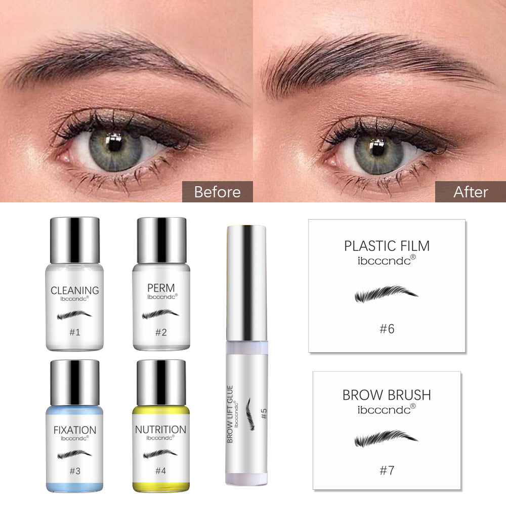 Eyebrow set diy eyebrow shaping wild eyebrow shaping lasting natural waterproof and anti-sweat anti-off makeup modification