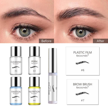 Eyebrow set diy eyebrow shaping wild eyebrow shaping lasting natural waterproof and anti-sweat anti-off makeup modification