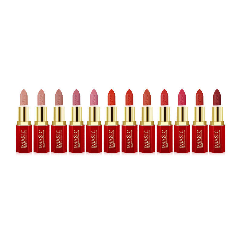 Red Tube Lipstick Series Matte Lip Balm Lasts Forever