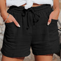 Women's High-waisted Wide Loose Leg Shorts