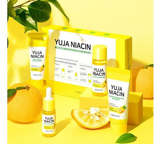 Coffret de voyage Sabo Honey Pomelo Four Steps To Yellow, hydratant, blanchissant et anti-taches