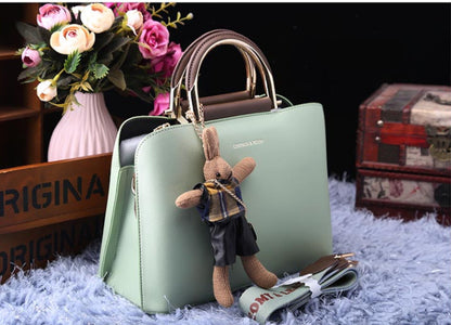 Women's Bag  New  Diou Authentic Fashion TtrendyLleather Shell Handbag Commuter Single Shoulder Messenger Lady Bag