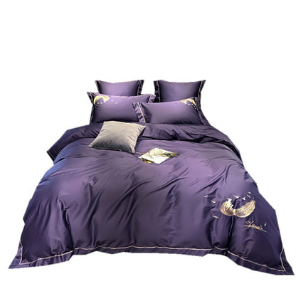 Egyptian Cotton Bedding Set Luxury Feather