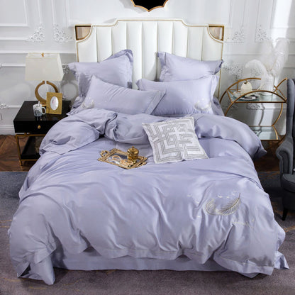Egyptian Cotton Bedding Set Luxury Feather