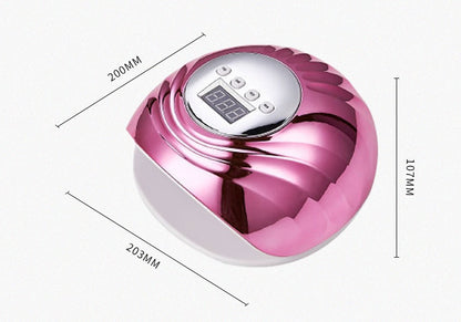 New Style Nail Phototherapy Lamp High Power 86W Nail Lamp Uvled Nail Phototherapy Machine Lcd Display Nail Baking Lamp