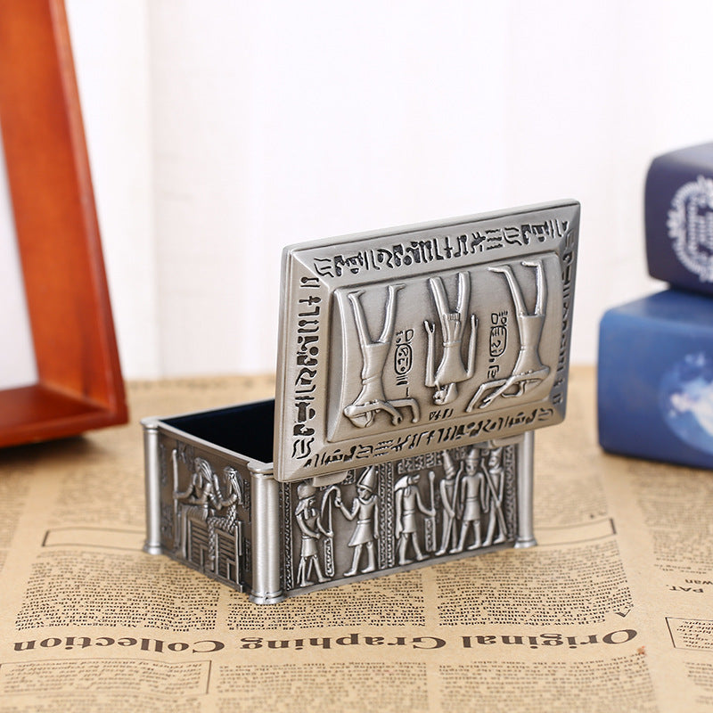 Zinc Alloy European-style Egyptian Jewelry Box