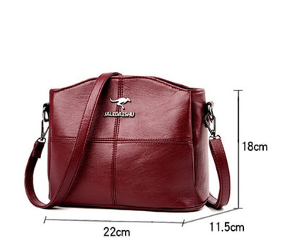 Cross-border women's bag 2022 new splicing middle-aged women's bag single mouth one shoulder Messenger bag trendy mother middle-aged bag wholesale