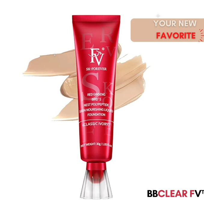 FV liquid foundation skin nourishing red diamond ginseng bird's nest genuine dry mixed oil skin long-lasting concealer makeup bb cream a generation