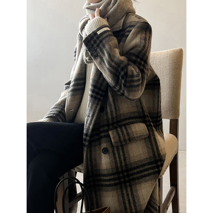 Retro Double-faced Woolen Goods Coat