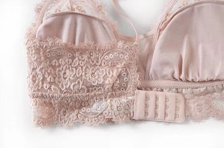 Lace Fashion Bra Set Sexy Gathering French Lingerie