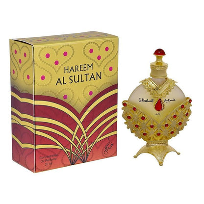 Parfums Khadlaj Hareem Al Sultan Gold Huile de parfum concentrée pour unisexe, 1,18 once