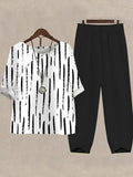 Half Sleeve Shirt Female Digital Women's Printed Wear Summer Suit
