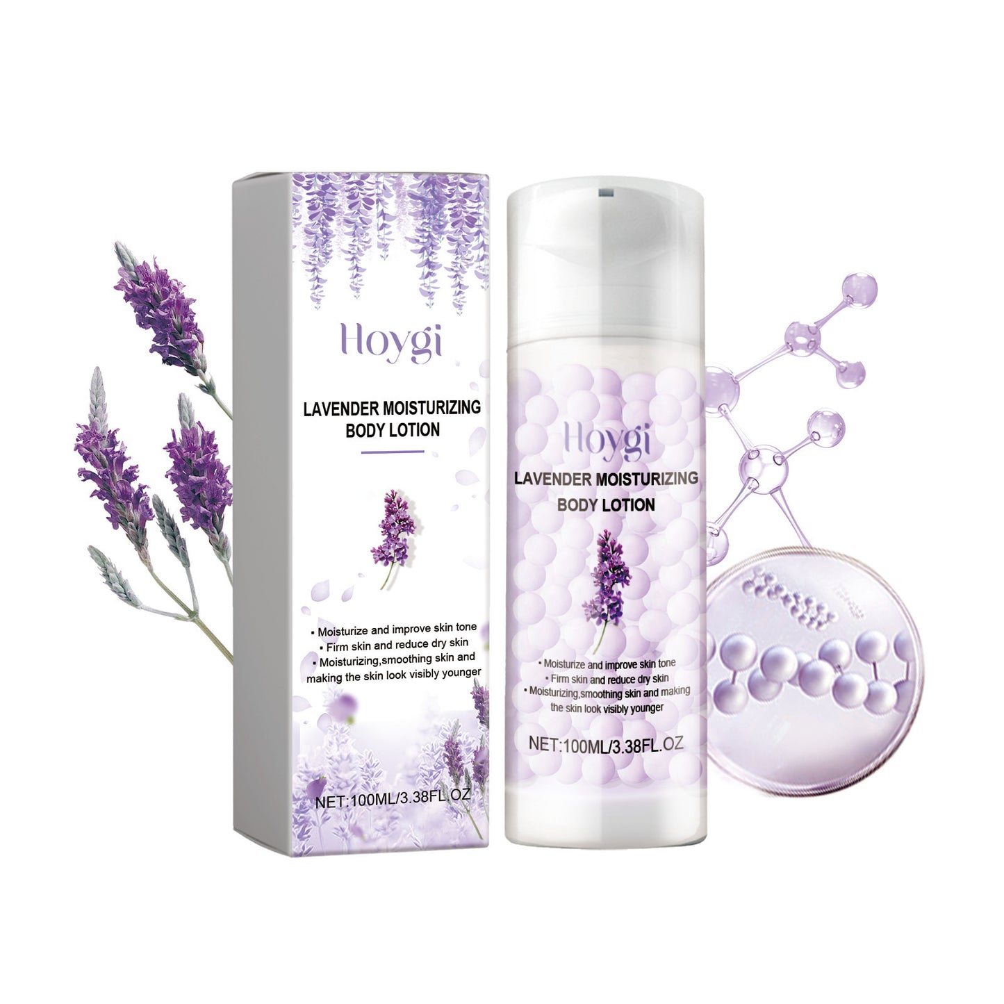 Lavender Skin Care Facial Eye Moisturizer Anti-wrinkle Body Lotion