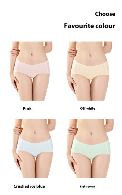 Seamless Underwear Summer Women's Hip-free Breathable Quick-drying