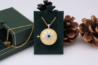 Luxury Custom 925 Silver Plated Photo Clip Necklace