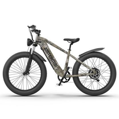 52V All-Terrain E-Bike  26x4.0 Fat Tire Electric Bike 20 AH Extended-Range Battery & Hydraulic Disc Brakes