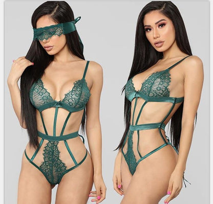 Two-Piece Sexy Lingerie Sexy Lace Eye Mask