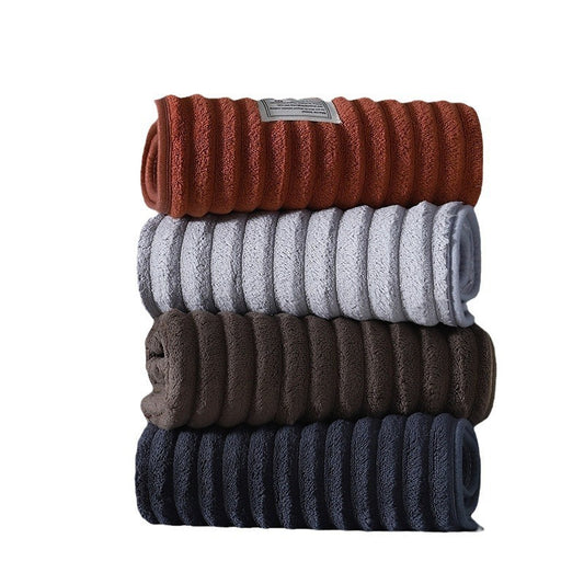 Super Soft And Transient Absorption Coral Fleece Towels
