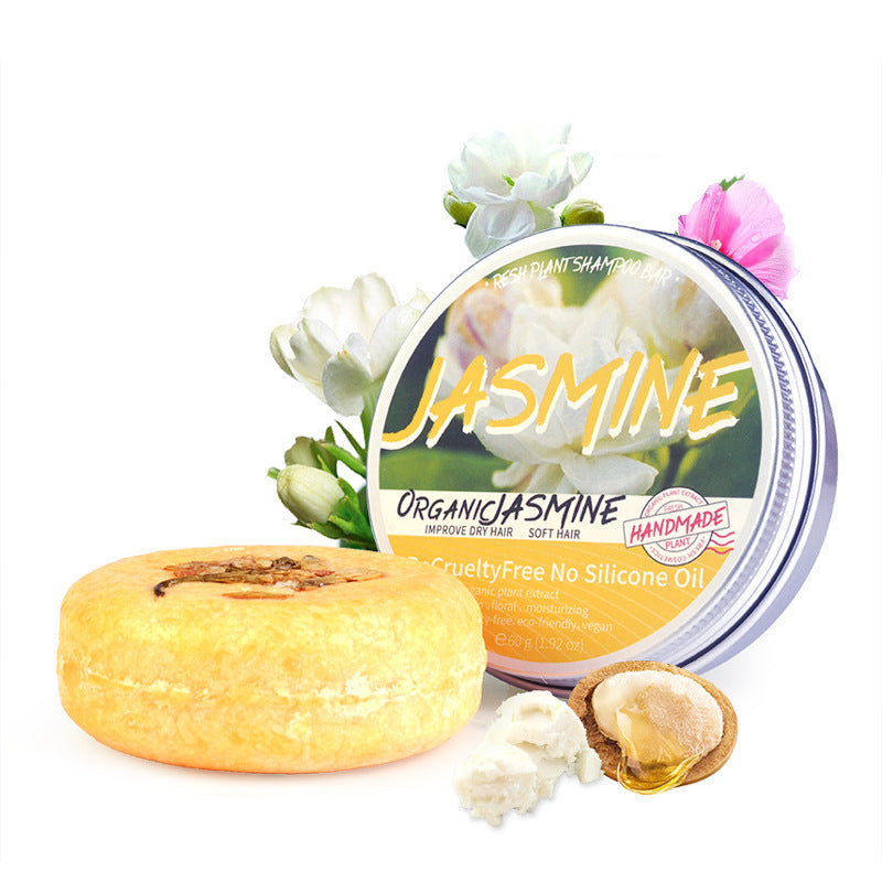 Cross-border special plant essential oil shampoo soap anti-dandruff nourishing soft hair care shampoo hair nourishing soap spot wholesale