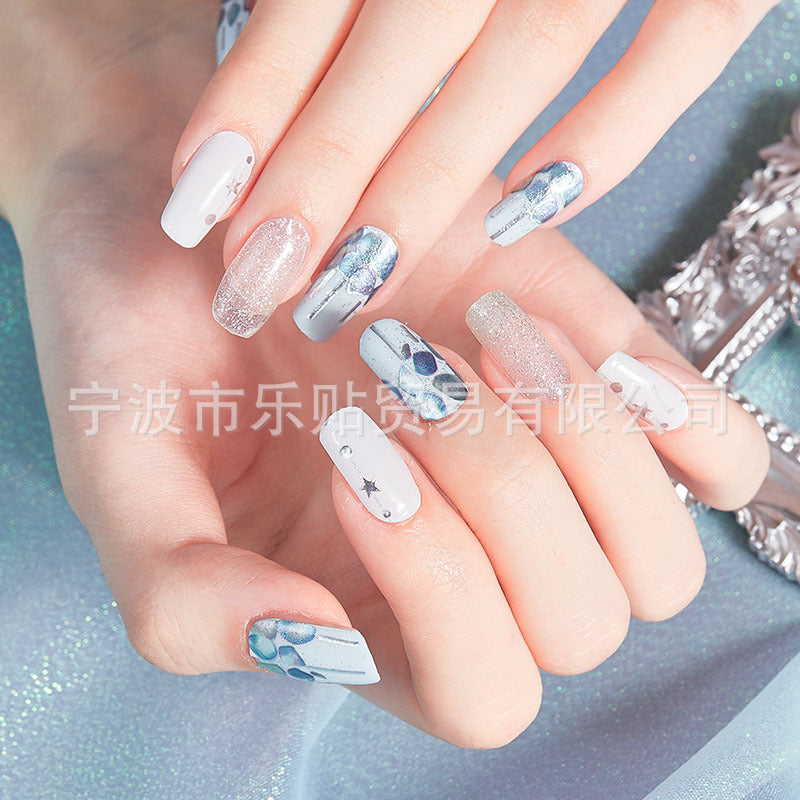 Nordic Fashion Nail Stickers Manicure Full Sticker Finger Sticker Nail Sticker Recruitment