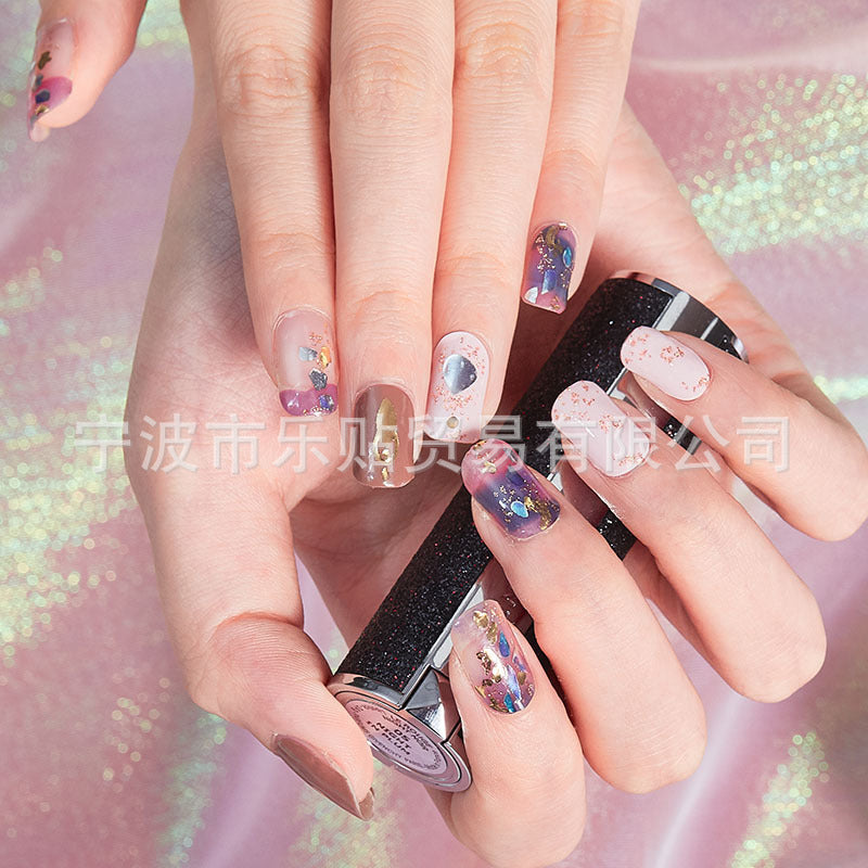 Nordic Fashion Nail Stickers Manicure Full Sticker Finger Sticker Nail Sticker Recruitment