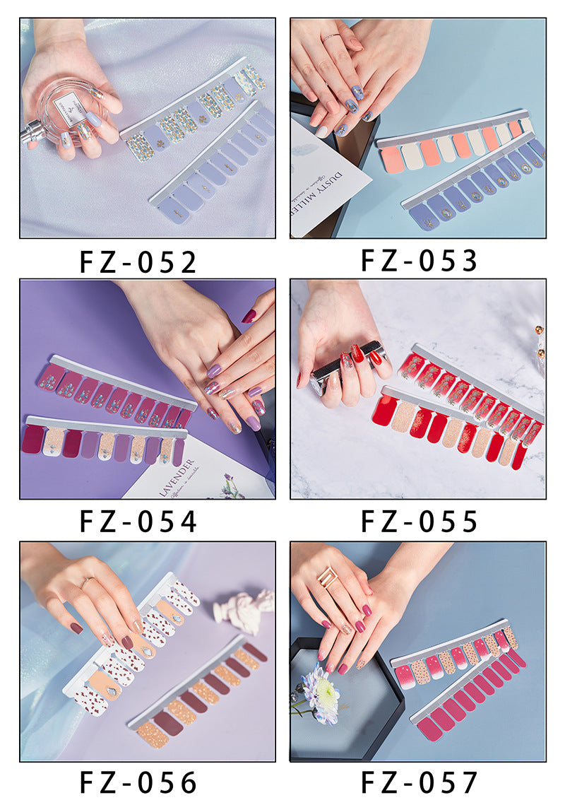 Nordic Fashion Nail Stickers Manicure Full Sticker Finger Sticker Nail Sticker Recruitment