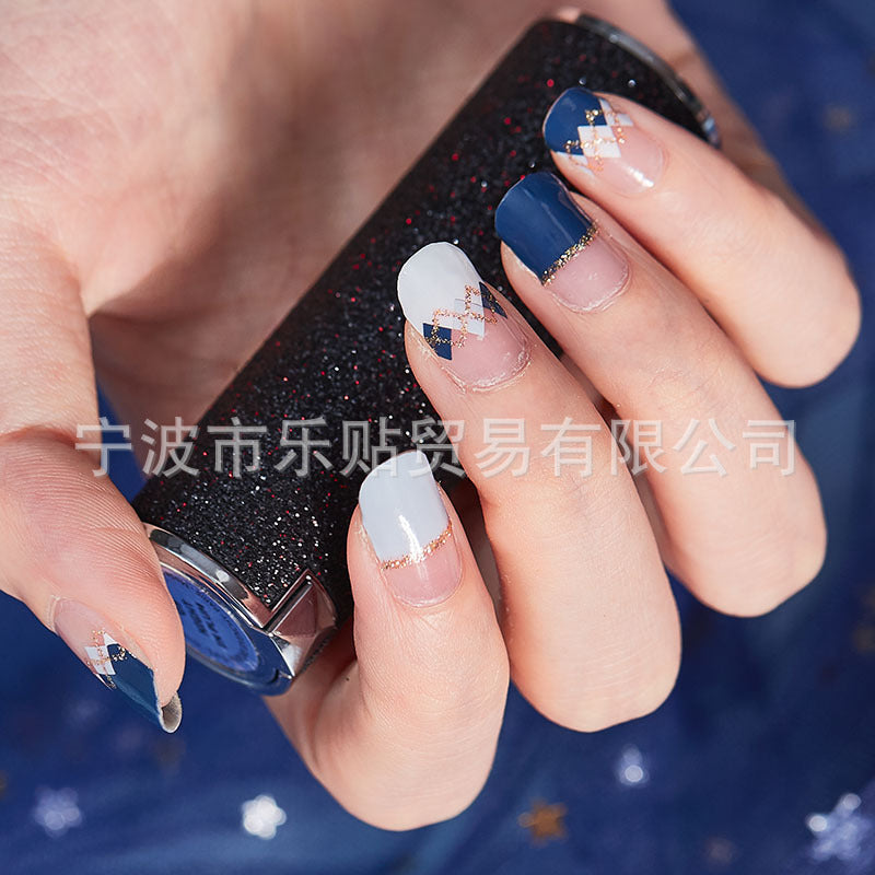 Nordic Fashion Nail Stickers Manicure Full Sticker Finger Sticker Nail Sticker Recruitment