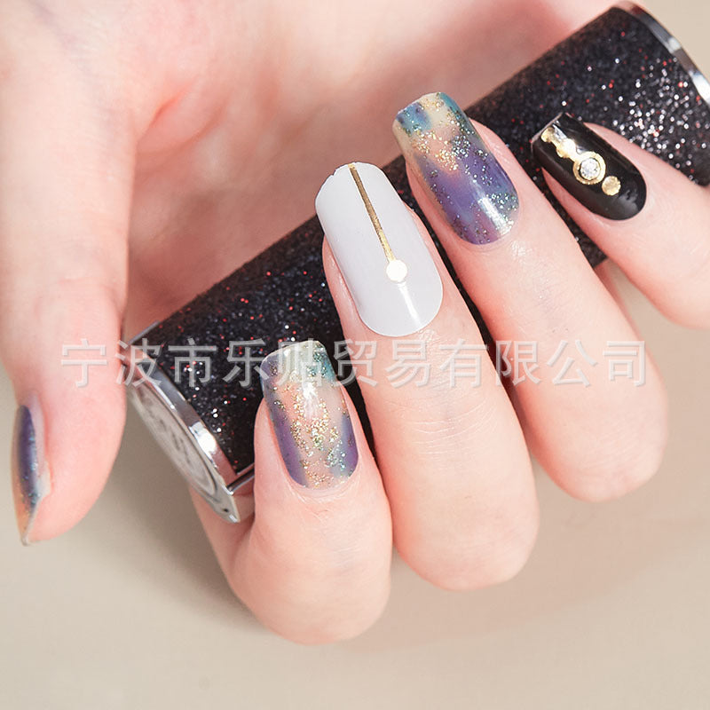 Nordic Fashion Nail Stickers Manicure Full Sticker Finger Sticker Nail Sticker Recruitment